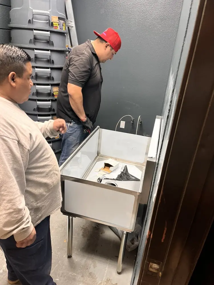 Commercial plumbing and sink installation in Riverton North