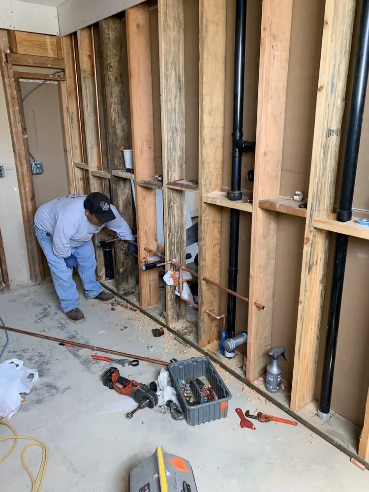 Commercial rough-in plumbing for Commercial Plumbing in Riverton North